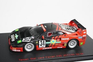 EBBRO エブロ 1/43 Ferrari フェラーリ F40 Taisan Star Card JGTC 1995 #34 レッド/ブラック 43951