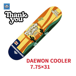 ☆送料無料☆値下げ☆THANK YOU SKATEBOARD☆　サンキュー スケートボード 　デッキ　 DAEWON COOLER 7.75　 正規販売店