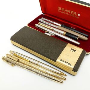 SHEAFFER PILOT SAILOR PARKER 万年筆 ボールペン シャーペン ペン先 18K有 筆記用具 文房具 7本セット alp依頼星0115