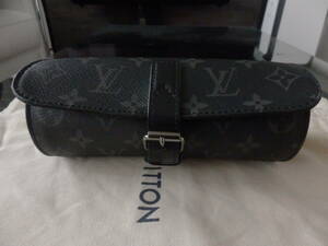 【極美品】ルイヴィトン LOUIS VUITTON モノグラム エテュイ・3 モントル ウォッチケース 時計ケース M43385