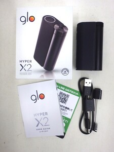 ★USED 美品★電子タバコ★「glo HYPER X2」★ブラック★