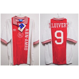 新品　UMBRO　1996〜1997 アヤックス・アムステルダム　クライファート　Ajax Amsterdam　Patrick Kluivert