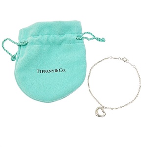 TIFFANY&Co. ティファニー シルバー エルサペレッティ オープンハート ブレスレット 2.5g 925刻印 264777 ブレスレット