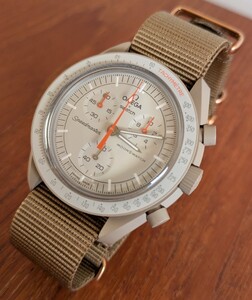 【送料無料】OMEGA × Swatch MOONSWATCH MISSION TO JUPITER ジュピター SO33C100 23年渋谷店購入 NATOバンド付 ムーンスウォッチ