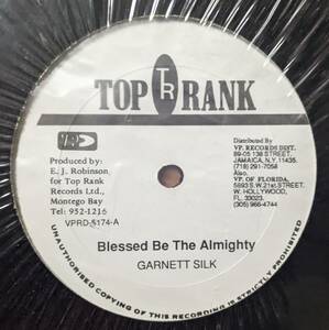 US12"EP★Garnet Silk ＆Sugar Minott★Blessed Be The Almighty／Push Button★92年★Top Rank.VP★超音波洗浄済★試聴可能