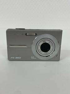 OLYMPUS オリンパス FE-360 コンパクトデジタルカメラ シルバー　NO.7227