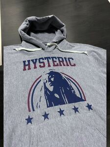 HYSTERIC GLAMOUR ヒステリックグラマー リバースタイプ　ダメージ加工　スウェットパーカー★Mサイズ　日本製★