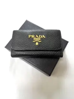 PRADA　6連キーケース　ヴィッテログレイン　カード付き