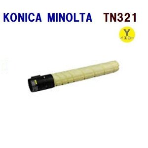 送料無料　KONICA MINOLTA対応　再生トナーカートリッジ　TN321　イエロー　bizhub C224 / C224e / C284 / C284e / C364 / C364e　TN-321