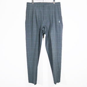 WTAPS ダブルタップス 20SS TUCK/TROUSERS.RAPO. WEATHER.TEXTILE 201BRDT-PTM07 タック トラウザーズ パンツ グレー ボトムス Augz