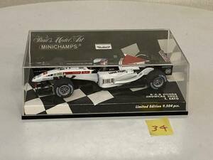 送料無料　ミニチャンプス　1/43 MINICHAMPS B.A.R Honda Showcar 2005 T.Sato ホンダ ショーカー 佐藤琢磨 ミニカー