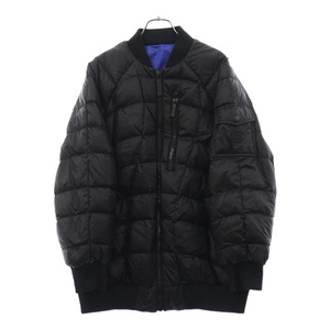 MONCLER モンクレール ×adidas GENIUS SEELOG GIUBBOTTO 総柄リバーシブルダウンジャケット IJ8328 ブルー I209S1A00015