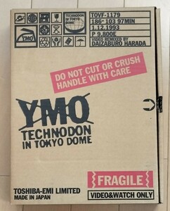 YMO TECHNODON IN TOKYO DOME VHS ＆WATCH