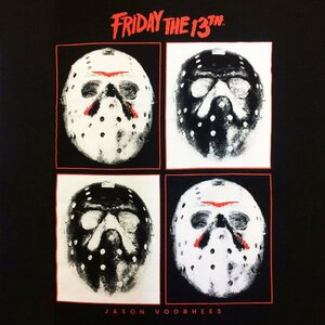 Tシャツ【FRIDAY THE 13TH】JASON VOORHEES / ジェイソン・ボーヒーズ (マスク) 13日の金曜日 / OT-504