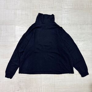 19aw 2019 COMOLI コモリ ウール 天竺 長袖 タートルネック Q03-05005 BLACK ブラック 系 サイズ 2