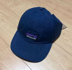 新品 patagonia P-6 ロゴ　キャップ　 帽子 パタゴニア トラッド　Trad cap CNY NAVY 定型6050円