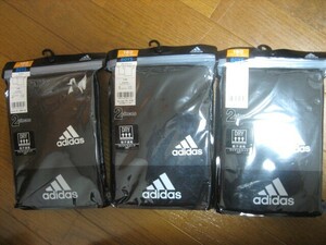 新品★160センチ◆黒Tシャツ6枚セット◆adidas アディダス★グンゼ株式会社★定価\4,554（税込）★半額以下★即決