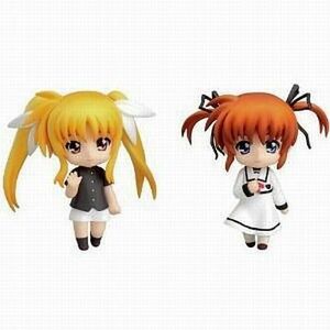 中古フィギュア ねんどろいど ぷち なのは＆フェイトセット ラストシーンVer. 「魔法少女リ