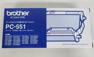 brother ブラザー パーソナルファックス用リボンカートリッジ PC-551