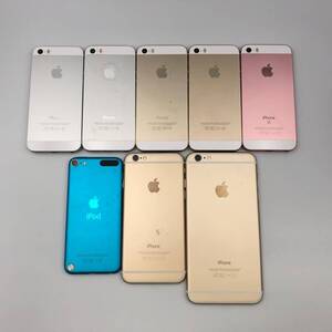 L407 ★ジャンク品 アップル Apple まとめ商品 iPhone5s、SE(第1世代)、6、6Plus、iPod(第5世代)[A1421] シルバー、ゴールド、ローズピンク