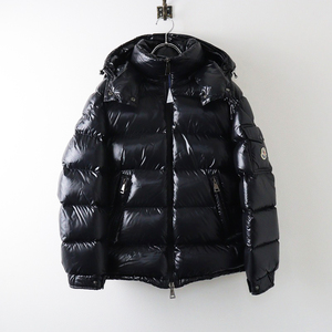 極美品 国内 JPタグ 2022年 モンクレール MONCLER MAIRE マイレ ロゴワッペン ショートダウンジャケット 00//ブラック【2400013881227】