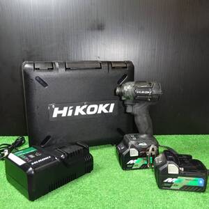 【中古品】★ハイコーキ(HIKOKI ※旧:日立工機) コードレスインパクトドライバ WH36DC(2XPBS) Bluetooth対応電池【岩槻店】