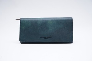 490-59203【32.ブルー】フルイド 本革 かぶせ蓋 長財布 [キャサリンハムネット] [KATHARINE HAMNETT LONDON]