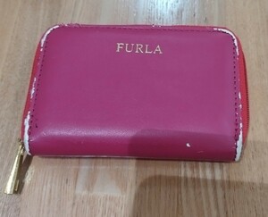 FURLA　ピンクカードケース　難有り　フルラ