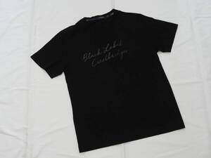 ブラックレーベル クレストブリッジ 黒の半袖Tシャツ　Mサイズ