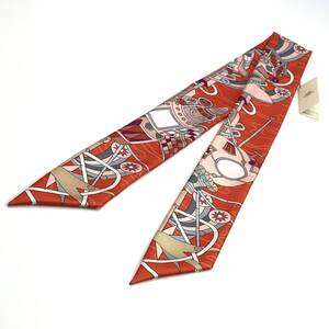 ★未使用／タグ付★HERMES エルメス ツイリー HERMES SCARF ODYSSEY／エルメス スカーフ オデッセイ ツイリー シルクツイル 063707S 02