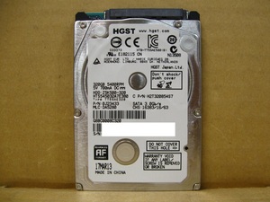 ▽HITACHI HGST Travelstar HTS545032A7E380 320GB SATA 5400rpm 2.5型 7mm HDD 中古 日立