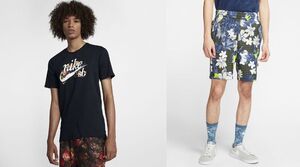  ☆匿名発送☆新品タグ付き Mサイズ ナイキ SB フローラル Ｔシャツ＆ショートパンツ セットアップ Nike SB Floral Logo Tee&Short