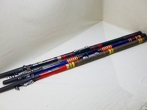 ★ ダイワ サーフジョイ パワーエース サーフパワー オールド グラスロッド 3本まとめ 釣具 竿 ★A48(0115) Daiwa Surf Joy Power Ace