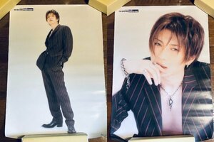 ★ gackt ★ B2 ポスター 2枚 セット LiveTour 2004 THESIXTH DAY＆SEVENTH NIGHT ★ 全身 & 上半身 裸ジャケ ★ ガックン ガクト ★ 松396