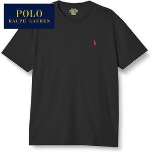 L/ラルフローレン 半袖Tシャツ メンズ POLO RALPH LAUREN ブランド Tシャツ ポニー 刺しゅう 黒 クラシックフィット