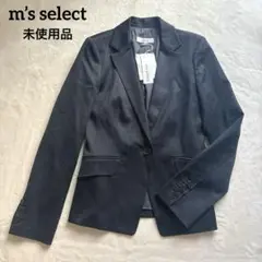 新品✨m’s select エムズセレクト　ピンストライプテーラードジャケット