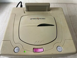 【②-D3】 SEGA セガサターン 本体 ゲームソフト付き レトロ コレクション ゲーム