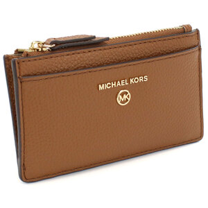 【新品 未使用】マイケルコース MICHAEL KORS キーリング付小銭入れ コインケース コンパクト財布 34H0GT9D6L ブラウン系 レディース