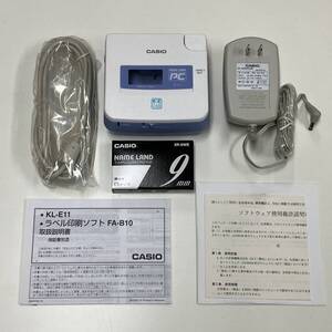 未使用♪ CASIO カシオ NAMELAND ネームランド PC用コンパクトラベルライター KL-E11 箱無し　希少♪