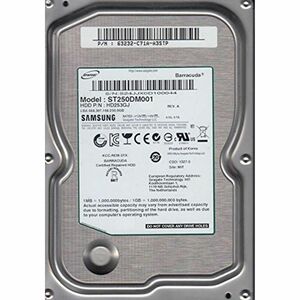 サムスン/Samsung HD253GJ 3.5インチ内蔵ハードディスク 250GB/SATA?(3.0Gb/s)/16MB/7200rpm