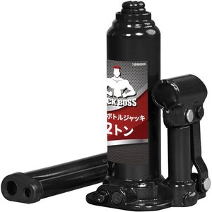 新品 Jack ブラック タイヤ交換 車整備 車用 軽量 持ち運び トン 横方向にも使 2t ダルマジャッキ Boss 103