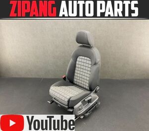 AU029 8U アウディ Q3 1.4TFSI スポーツ 左 フロント シート ◆ファブリック/ランバーサポート付き ★穴あき/破れなし ◎ ★即決