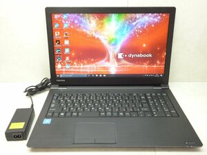 ☆1円スタート☆東芝☆dynabook B25/31EB ☆Celeron 3215U 1.70GHz/4GB/500GB/Sマルチ/無線/Bluetooth/Office/Windows 10 Home☆