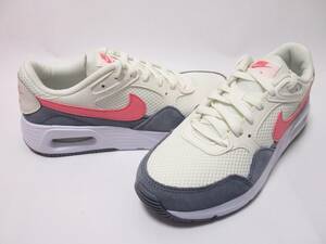 NIKE WMNS AIR MAX SC 白 ピンク グレー 24.5cm ナイキ レディース エアマックス セイル コーラル CW4554-114