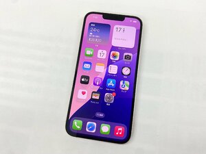 美品　SIMフリー　iPhone 13　128GB　Pink　バッテリー：87％　本体のみ　管理番号：10-8　【安心保証】