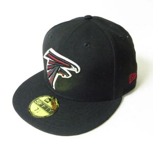 【アパレル】☆美品☆ NEW ERA ニューエラ 59 FIFTY 7 1/4 NFL アトランタ ファルコンズ ATLANTA FALCONS アメフト 帽子 キャップ 古着