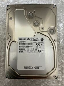 (14) HDD 8TB TOSHIBA MD05ACA800 3.5インチ　フォーマット済み 「正常」状態　電源入り169回　使用時間1315時間　7200rpm 