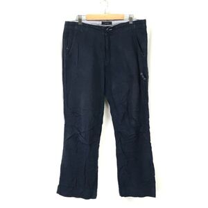 レイジブルー/RAGEBLUE★レーヨン＆麻/リネンパンツ【メンズL/股下75cm/紺/navy】Pants/Trouser◆BH545