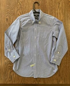 ＧＡＰ　長袖シャツ ギンガムチェックシャツ　ブルー　ボタンダウン　120サイズ　美品　ギャップ　卒業　入学