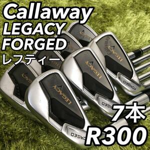 Callaway キャロウェイ LEGACY FORGED レガシー シィ フォージド 左利き用 サウスポー レフティー メンズゴルフアイアン7本セット 初心者